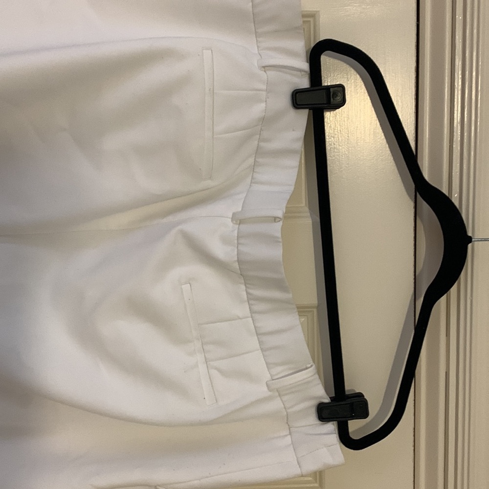 Talbots White lined ankle pants - Picture 4 of 4